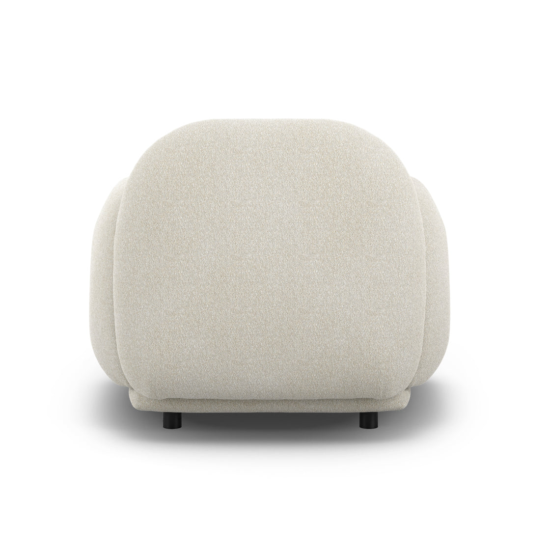 Hagu Bone White Weave Accent Armchair